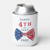 US Flagge 4. Juli Dosenkühler (Kanne Vorderseite)