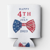 US Flagge 4. Juli Dosenkühler (Rückseite)