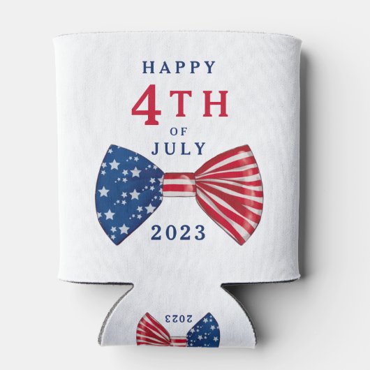 US Flagge 4. Juli Dosenkühler (Rückseite)