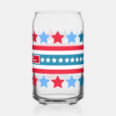 US Flagge 4. Juli Gastgeschenke Dosenglas (Links)