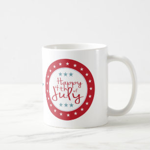 US Flagge 4. Juli Kaffee Tasse