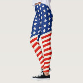 US Flagge 4. Juli Leggings (Links)