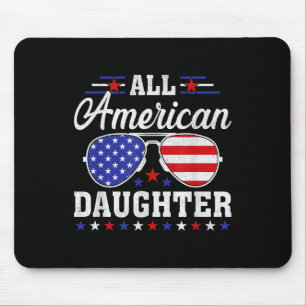 US-Flagge 4. Juli Matching Family Alle Amerikaner Mousepad