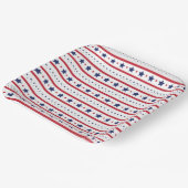 US Flagge 4. Juli Papierplatte Pappteller (Gewinkelt)