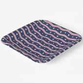 US Flagge 4. Juli Papierplatte Pappteller (Gewinkelt)