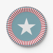 US Flagge 4. Juli PartyPaper Plate Pappteller (Vorderseite)