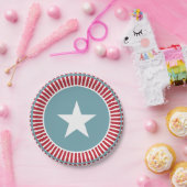 US Flagge 4. Juli PartyPaper Plate Pappteller (Party)
