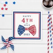 US Flagge 4. Juli Serviette