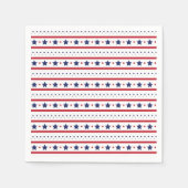 US Flagge 4. Juli Serviette (Vorderseite)