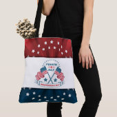 US Flagge 4. Juli Tote Bag Tasche (Von Nahem)