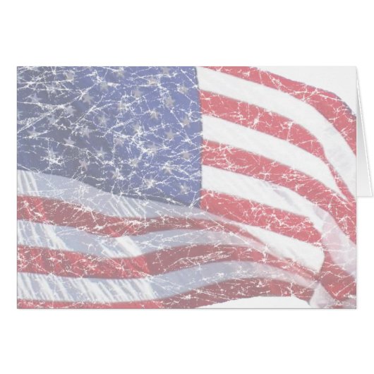 US-Flagge - abgenutzt (Vorderseite (Horizontal))