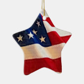 US Flagge-alter Ruhm-amerikanische Flagge Keramikornament (Rechts)