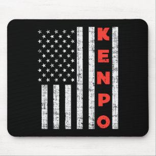 US-Flagge American Kenpo Vintag Patriotic Kempo Ka Mousepad
