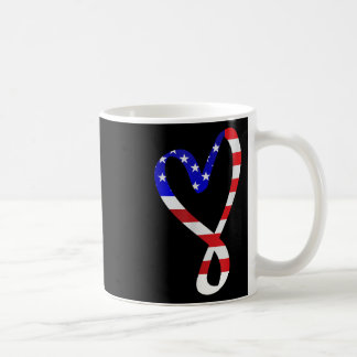 US-Flagge American Patriotic Heart Armed Forces Me Kaffeetasse