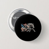 US-Flagge American Quarter Lover Button (Vorne & Hinten)