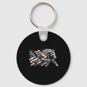 US-Flagge American Quarter Lover Schlüsselanhänger