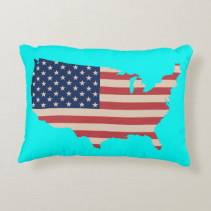 US-Flagge Amerika Kissen werfen