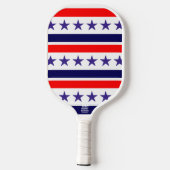 US Flagge Amerika Pickleball Schläger (Rückseite)