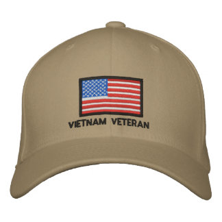 US-Flagge - Amerika - Vietnam Veteran Bestickte Kappe