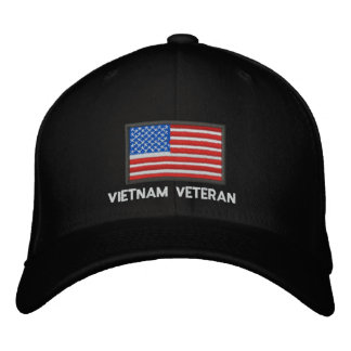 US-Flagge - Amerika - Vietnam Veteran Bestickte Kappe