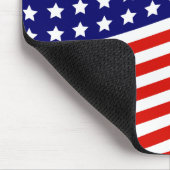 US Flagge-amerikanische Flagge am 4. Juli Mousepad (Ecke)