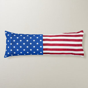 US Flagge-Amerikanische Flagge Seitenschläferkissen
