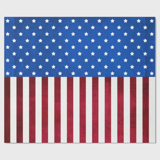 US Flagge-Amerikanische Flagge von Shirley Taylor Geschenkpapier (Flach)