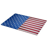 US Flagge-Amerikanische Flagge von Shirley Taylor Schneidebrett (Ecke)