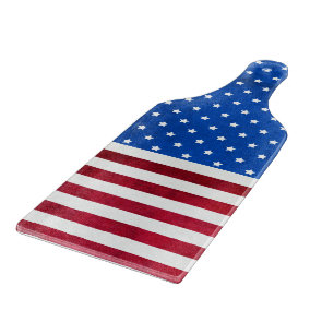 US Flagge-Amerikanische Flagge von Shirley Taylor Schneidebrett