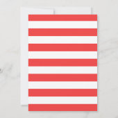 US Flagge | Amerikanische Unabhängigkeitstag Einladung (Rückseite)