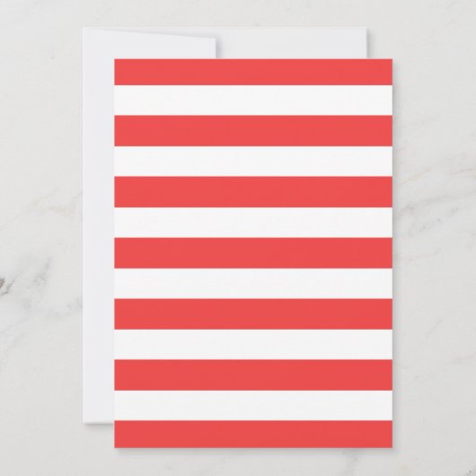 US Flagge | Amerikanische Unabhängigkeitstag Einladung (Rückseite)
