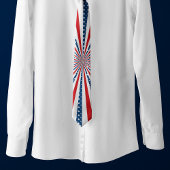 US Flagge amerikanisches Flaggenmuster Krawatte