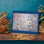 US Flagge Angel Malerei Kunst Plaque Fotoplatte (Seite)