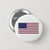 US-Flagge aus Edelsteinen Button (Vorne & Hinten)