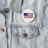 US-Flagge aus Edelsteinen Button (Beispiel)