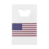 US-Flagge aus Edelsteinen Geldbeutel Flaschenöffner (Rückseite)