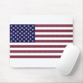 US-Flagge aus Edelsteinen Mousepad (Mit Mouse)