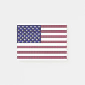 US-Flagge aus Edelsteinen Post-it Klebezettel (Vorderseite)