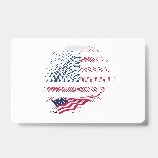 US-Flagge Ausweis (Vorderseite)