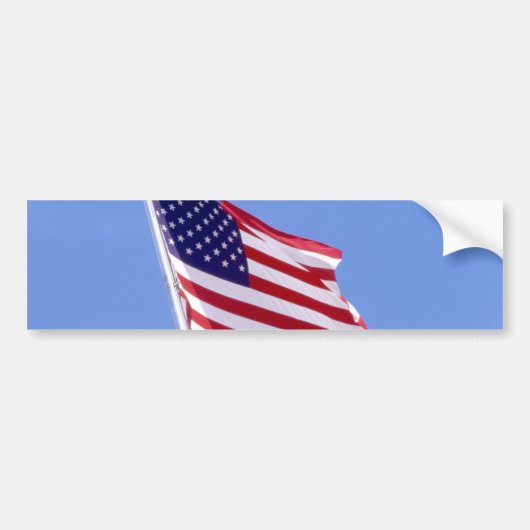US Flagge Autoaufkleber (Vorne)