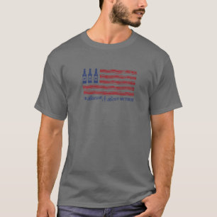 US-Flagge Bacon and Beer Wir vertrauen Funny T-Shirt