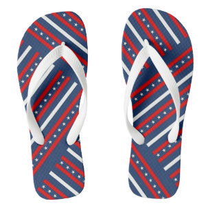 US Flagge Badesandalen