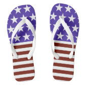 US Flagge Badesandalen (Fußbett)