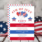 US Flagge Balloon 4. Juli Party Einladung