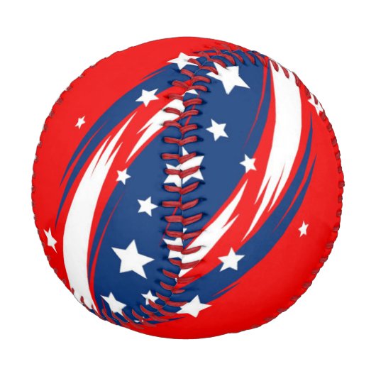 US Flagge Baseball (Schrägansicht)