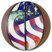 US-Flagge Basketball (Vertikal)