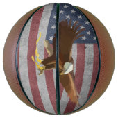 US-Flagge Basketball (Vertikal)