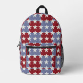 US Flagge Bedruckter Rucksack (Vorderseite)