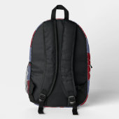 US Flagge Bedruckter Rucksack (Rückseite)