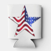 US-Flagge benutzerdefiniert kann kühler werden Dosenkühler (Rückseite)